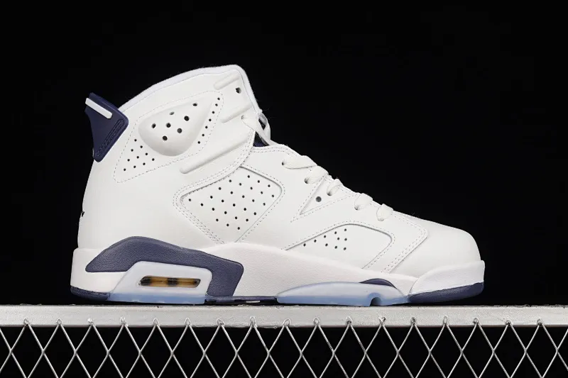 All categories Air Jordan Jordan series basketball shoes Air Jordan 6 Air Jordan 6 Retro "Midnight Navy" AJ6 Joe 6 white sea blue CT8529-141